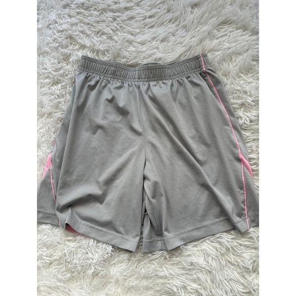 Danskin Now Girls Sz. 14/16 Gray ( Pink) Classic Sport Shorts. Nice Pair. Comf - Picture 1 of 6